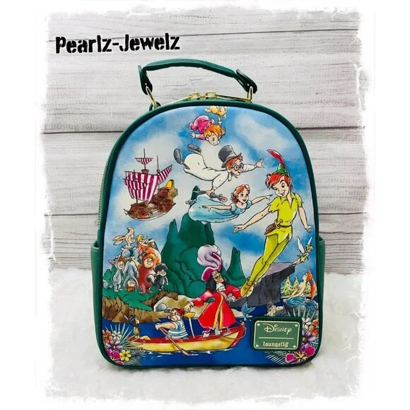 Loungefly | Bags | Loungefly Disney Peter Pan Cast Painting  display picture 1